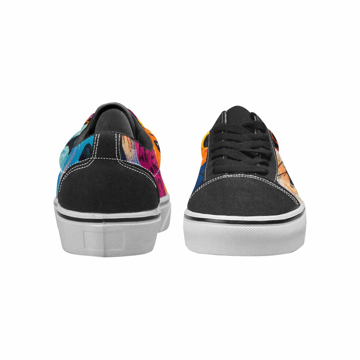 WOMEN'S Smiley Faces Lace-Up Canvas Y2K Shoes