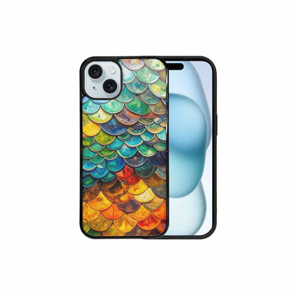 iPhone 15 Plus Case — Reptile Scale Full Color Vibrant Reptile, Custom Phone Case