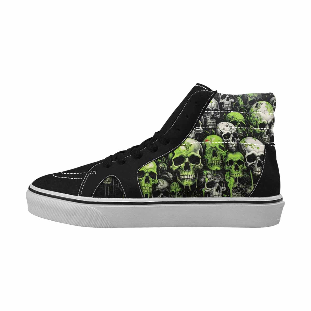 MEN'S Skulls (general) High Top Canvas Aesthetic Custom Shoes