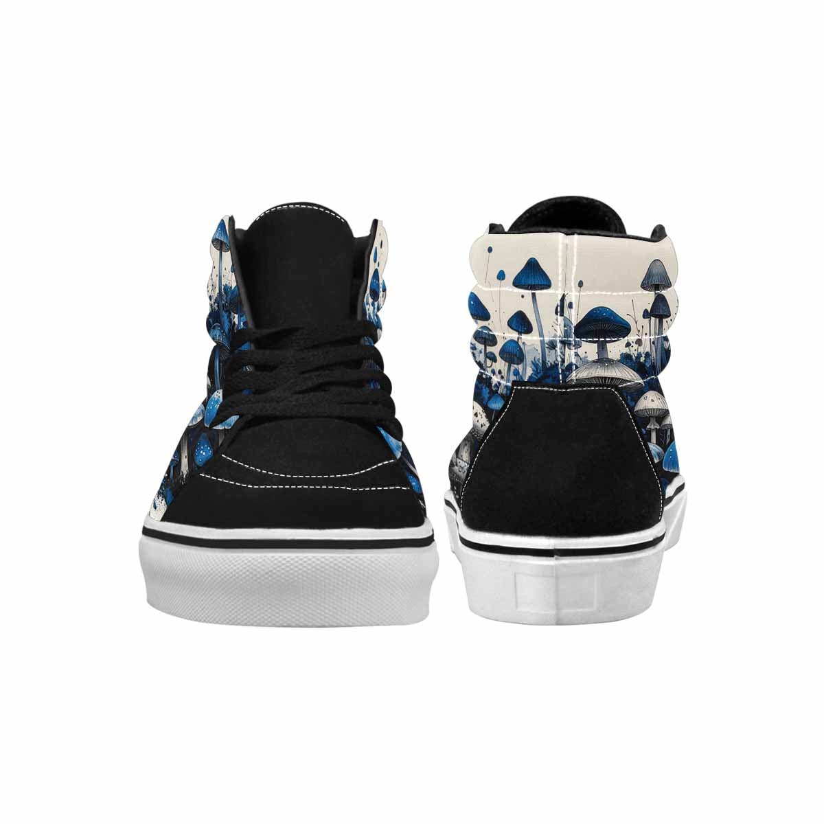MEN'S Mushrooms (general) High Top Canvas Melting Art Sneakers