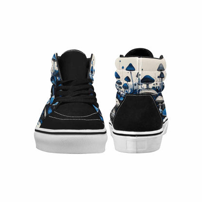 MEN'S Mushrooms (general) High Top Canvas Melting Art Sneakers