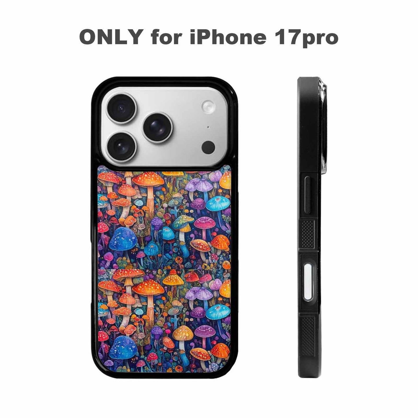 iPhone 17 Pro Case — Mushrooms General Mushrooms Pa Original Art, Custom Made Phone Cover