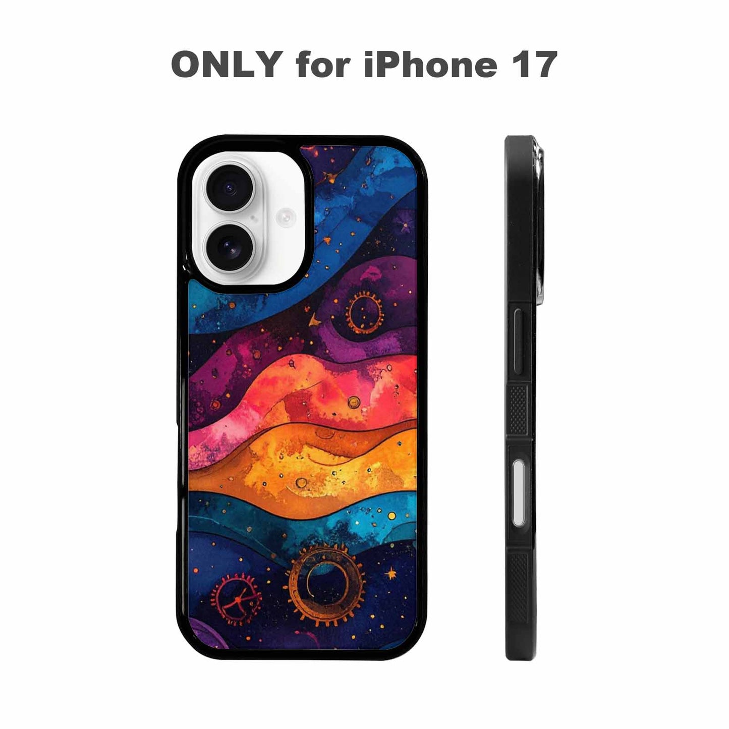 iPhone 17 Case — Steampunk Galaxy Space, Customized Protective Case