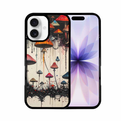 iPhone 17 Case — Black &amp; Red Ink Original Art, Custom Designed Case Cover