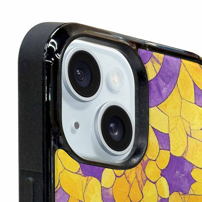 iPhone 15 Case — Intersex Flag Color Theme Small Rainbow, Unique Phone Case Design