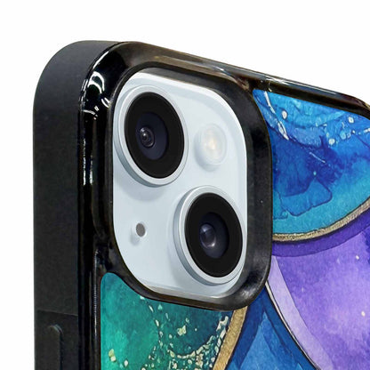 iPhone 15 Plus Case — Mermaid Scale Art Pattern, Original Design Phone Case
