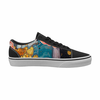WOMEN'S Mushrooms Lace-Up Canvas Vibrant Chaos Sneakers