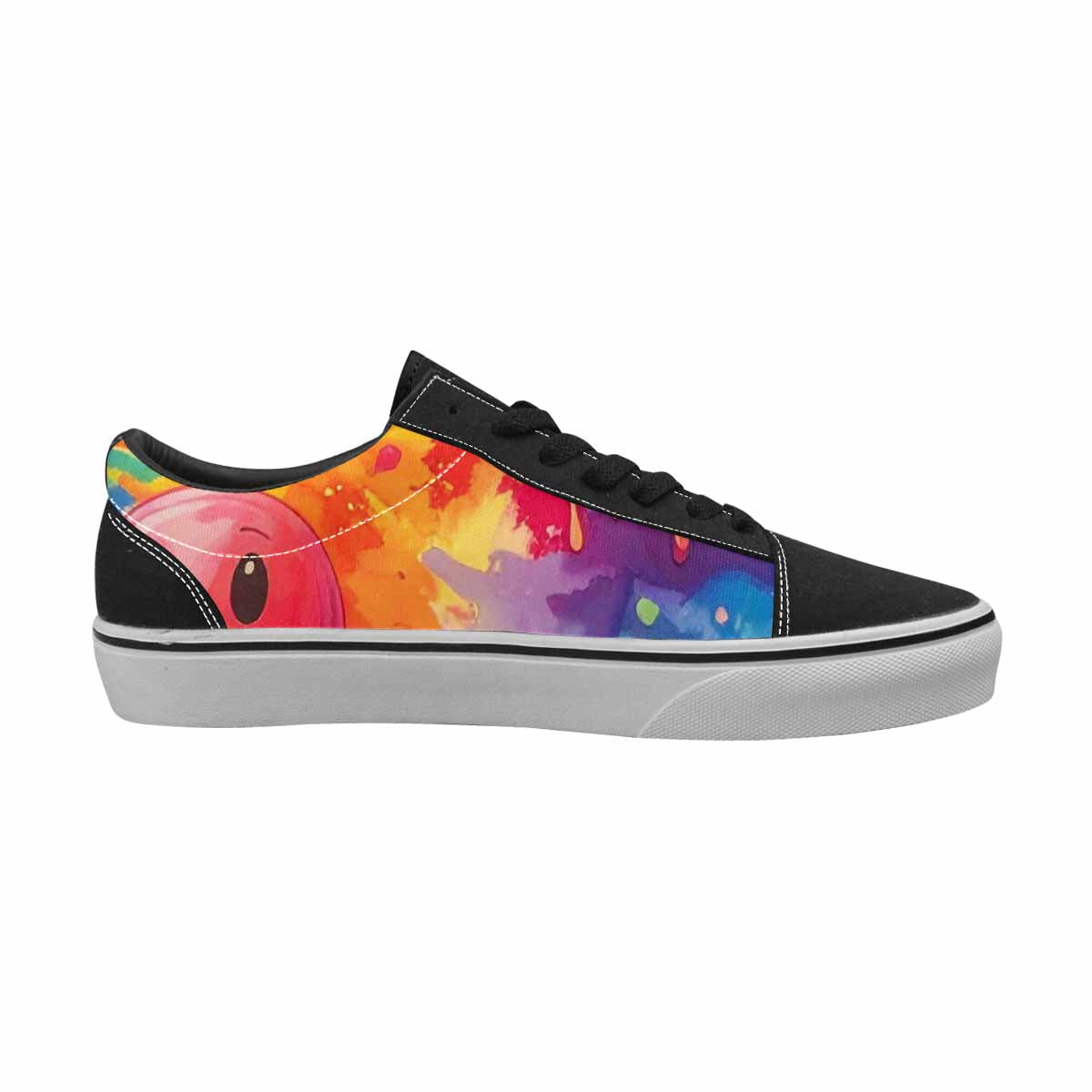 WOMEN'S Smiley Facessmiley Faces  Lace-Up Canvas Dreamlike Custom Shoes