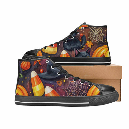MEN'S Halloween High Top Canvas Dreamcore Custom Shoes