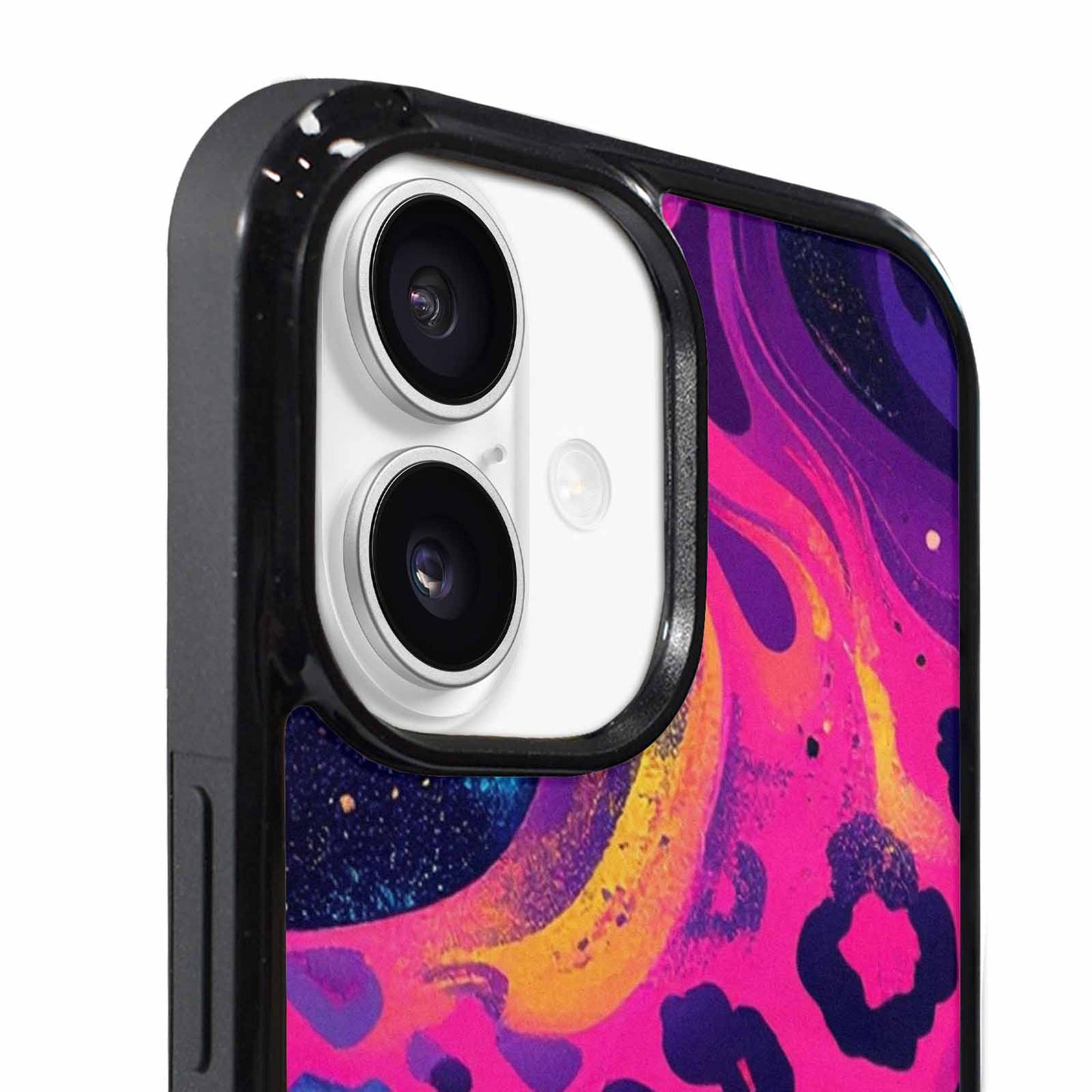 iPhone 17 Case — Leopard Print Galaxy Seamless Animal Print, Custom Phone Case