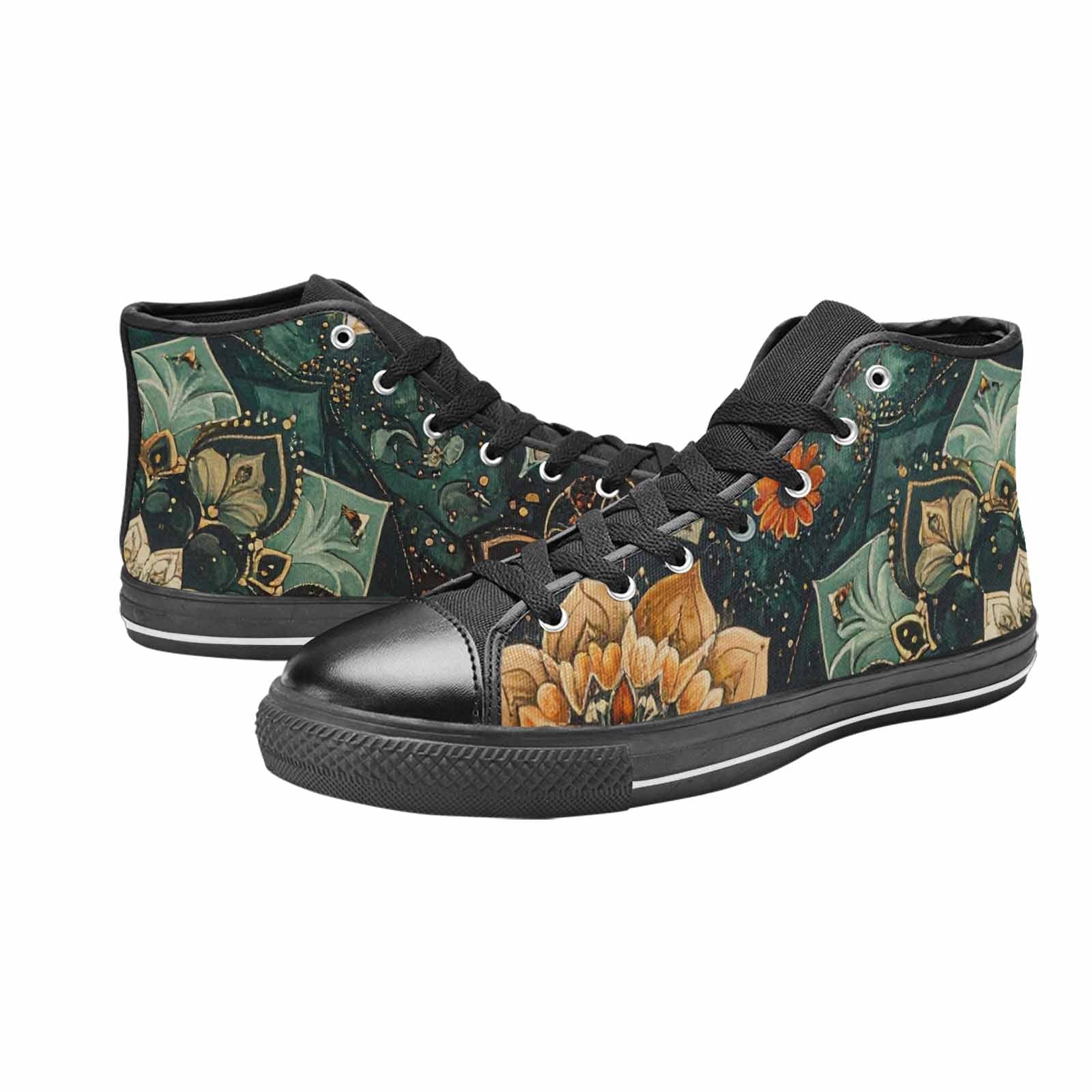 MEN'S Mandala High Top Canvas Vivid Sneakers