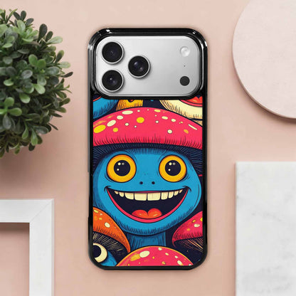 iPhone 17 Pro Max Case — Retro Mushroom Cartoon Art Retro Vintage, Unique Phone Case Design