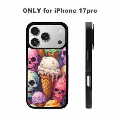 iPhone 17 Pro Case — Ice Cream Monsters Skullsmelti Ezx Gothic, Custom Designed Case Cover