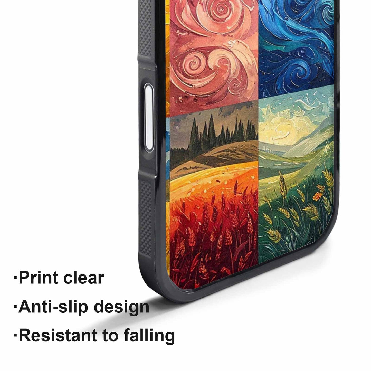 iPhone 17 Air Case — Small Van Gogh Style Swirl Galaxy, Original Design Phone Case