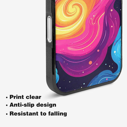 iPhone 16 Plus Case — Love Wins Galaxy Seamless Pattern Vibrant, Custom Print Case Cover