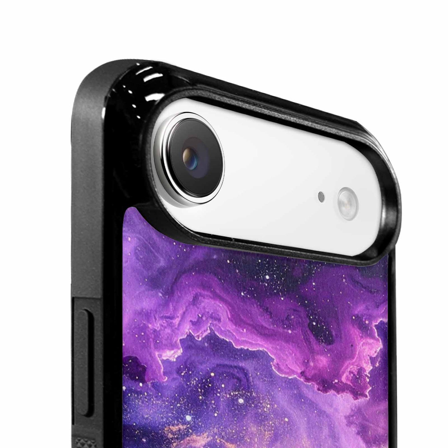 iPhone 17 Air Case — Purple Color Tones Nebula Texture Galaxy, Custom Phone Case