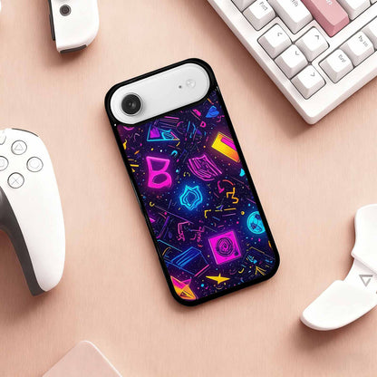 iPhone 17 Air Case — Retro Motif Retro Motifs Pattern Retro, Custom Printed Phone Case