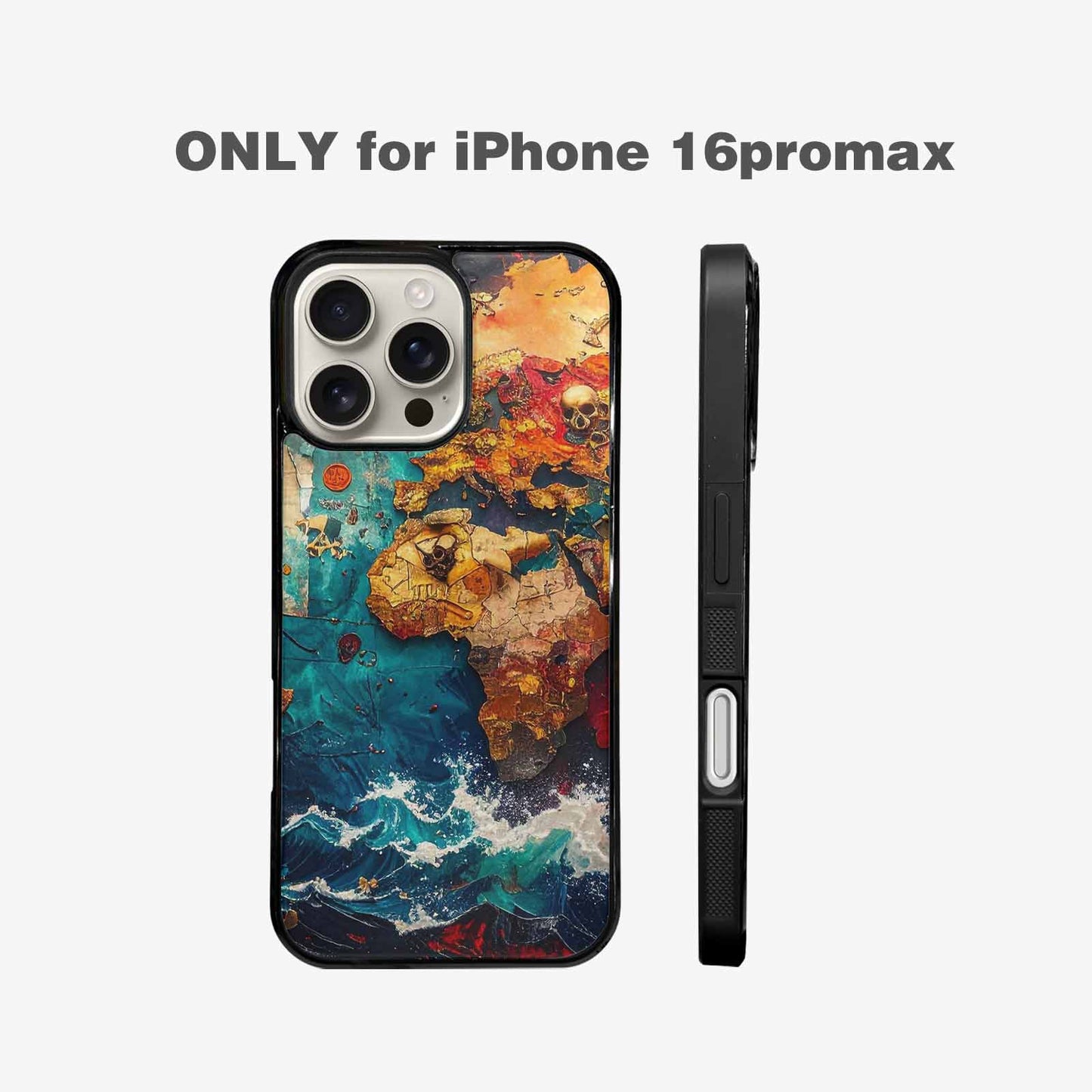 iPhone 16 Pro Max Case — Pirate Skull Flag Pirate Skull Flag, Custom Designed Case Cover