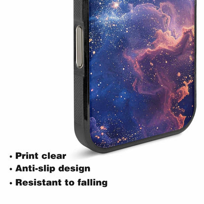 iPhone 16 Pro Max Case — Nebula Texture With Dense Star Cluster, Custom Print Case Cover