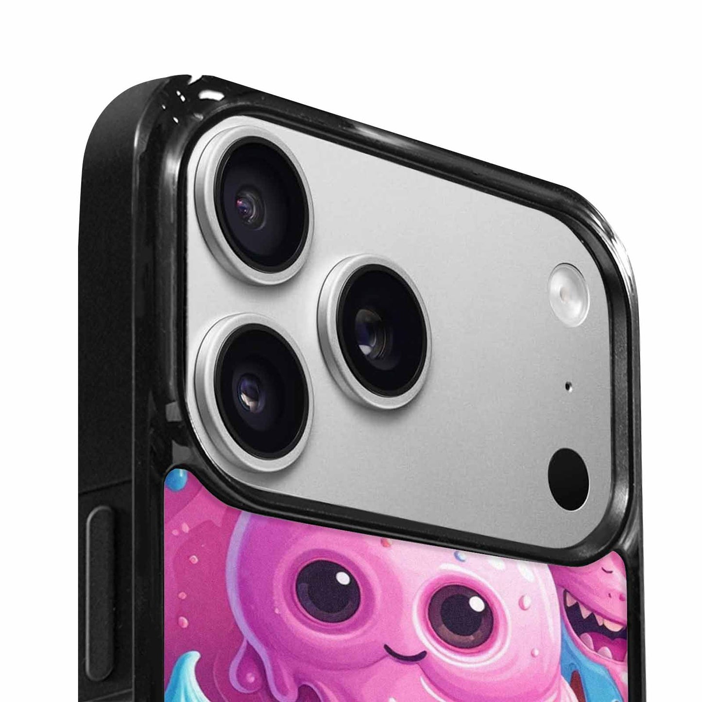 iPhone 17 Pro Max Case — Melting Icecream Cone Monster Original Art, Custom Made Phone Cover