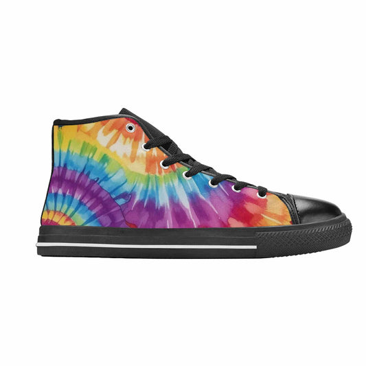 WOMEN'S Tie Dye - High Top Canvas Cottagecore Shoes