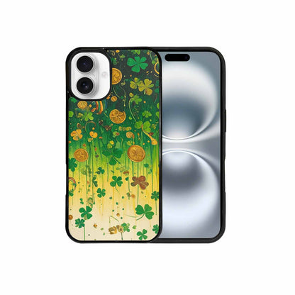 iPhone 16 Plus Case — St Patrick\'s Clover St Patrick\'s Clover, Custom Designed Case Cover