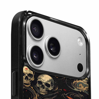 iPhone 17 Pro Max Case — Skull Dark Art Gothic Print Gothic, Unique Phone Case Design