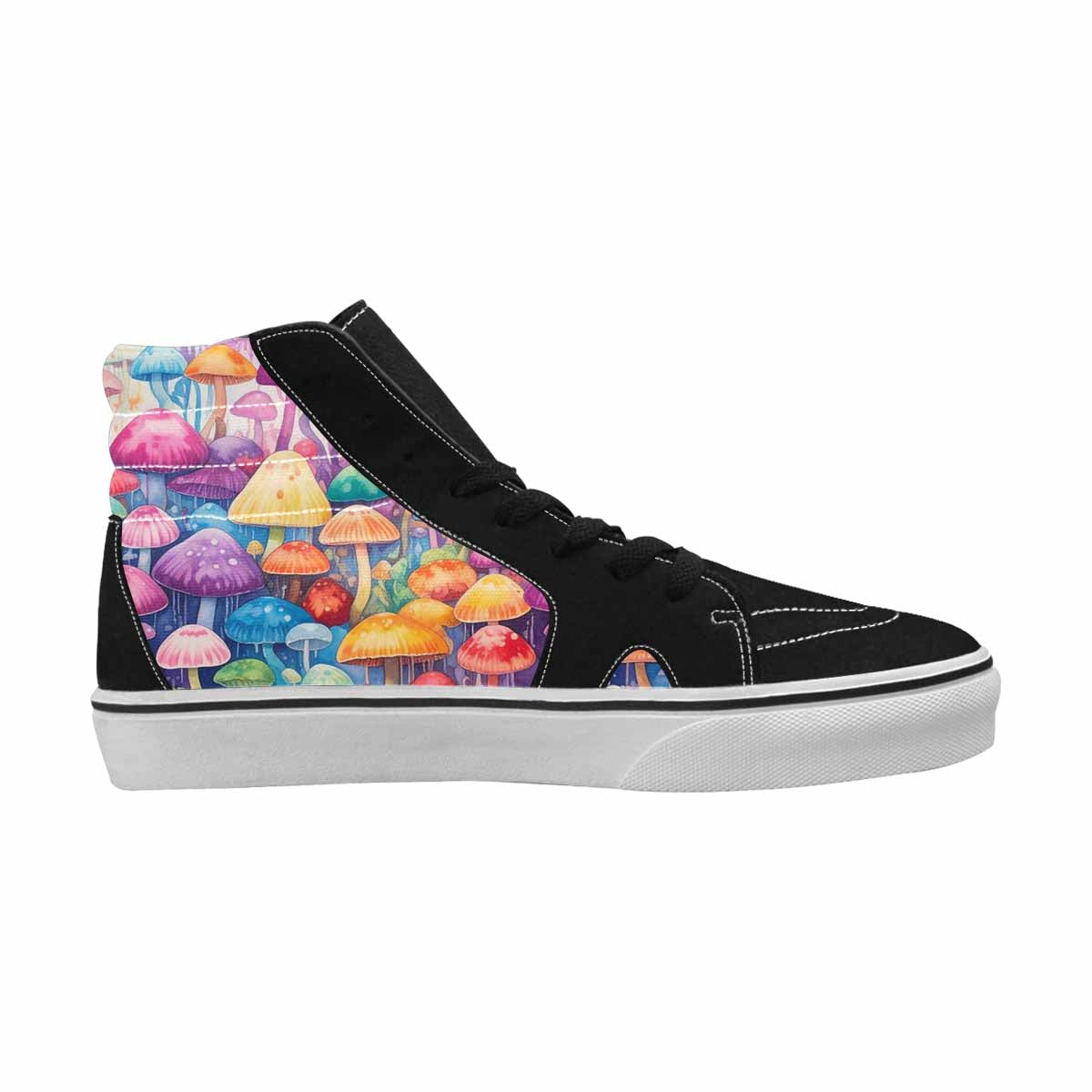 MEN'S Mushrooms  Tie Dye High Top Canvas Dreamlike Shoes