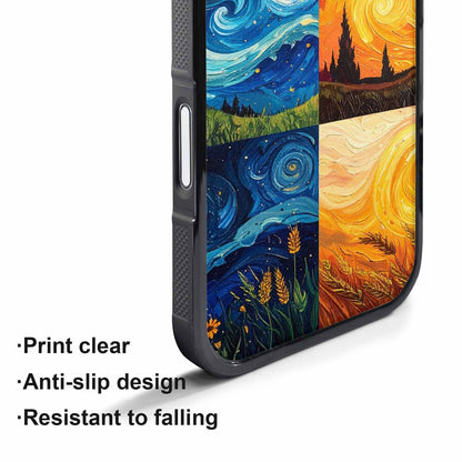 iPhone 17 Air Case — Small Van Gogh Style Swirl Galaxy, Custom Art Phone Cover