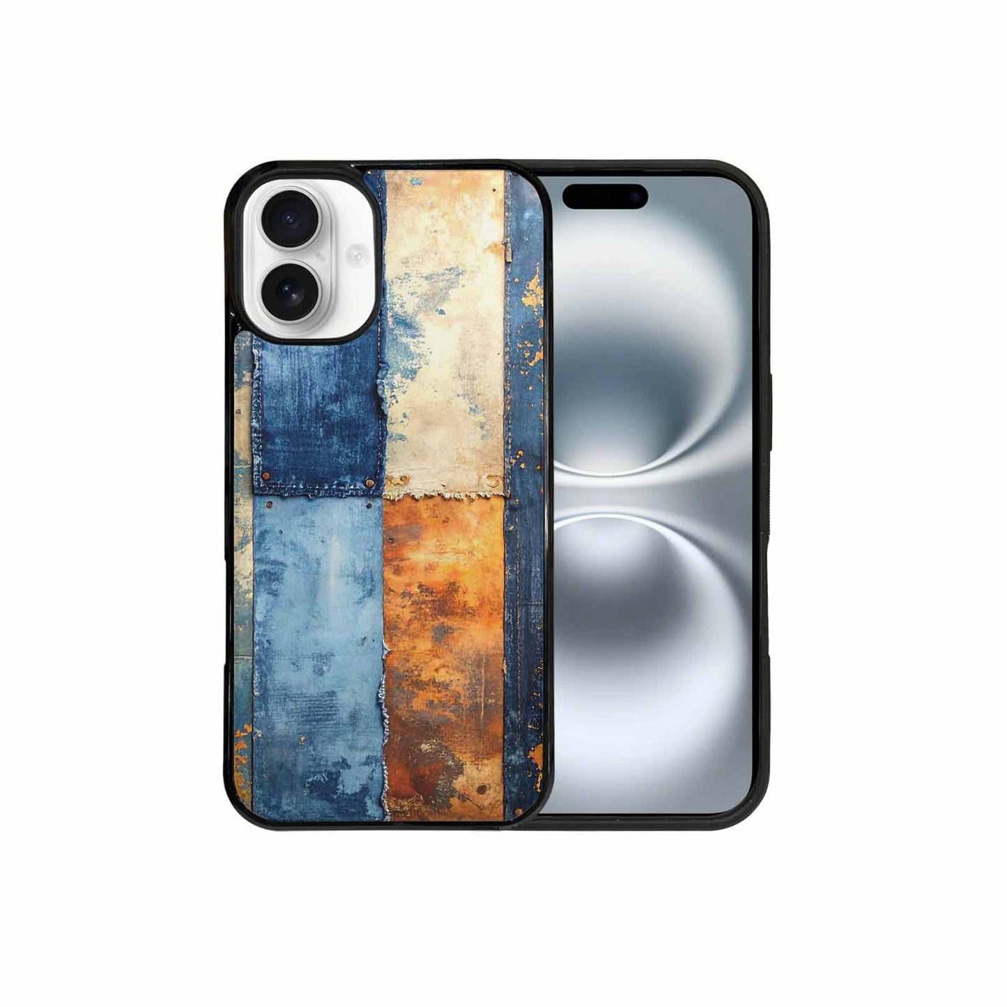 iPhone 16 Plus Case — Curve The Ripping Demin Tectures For, Custom Print Case Cover