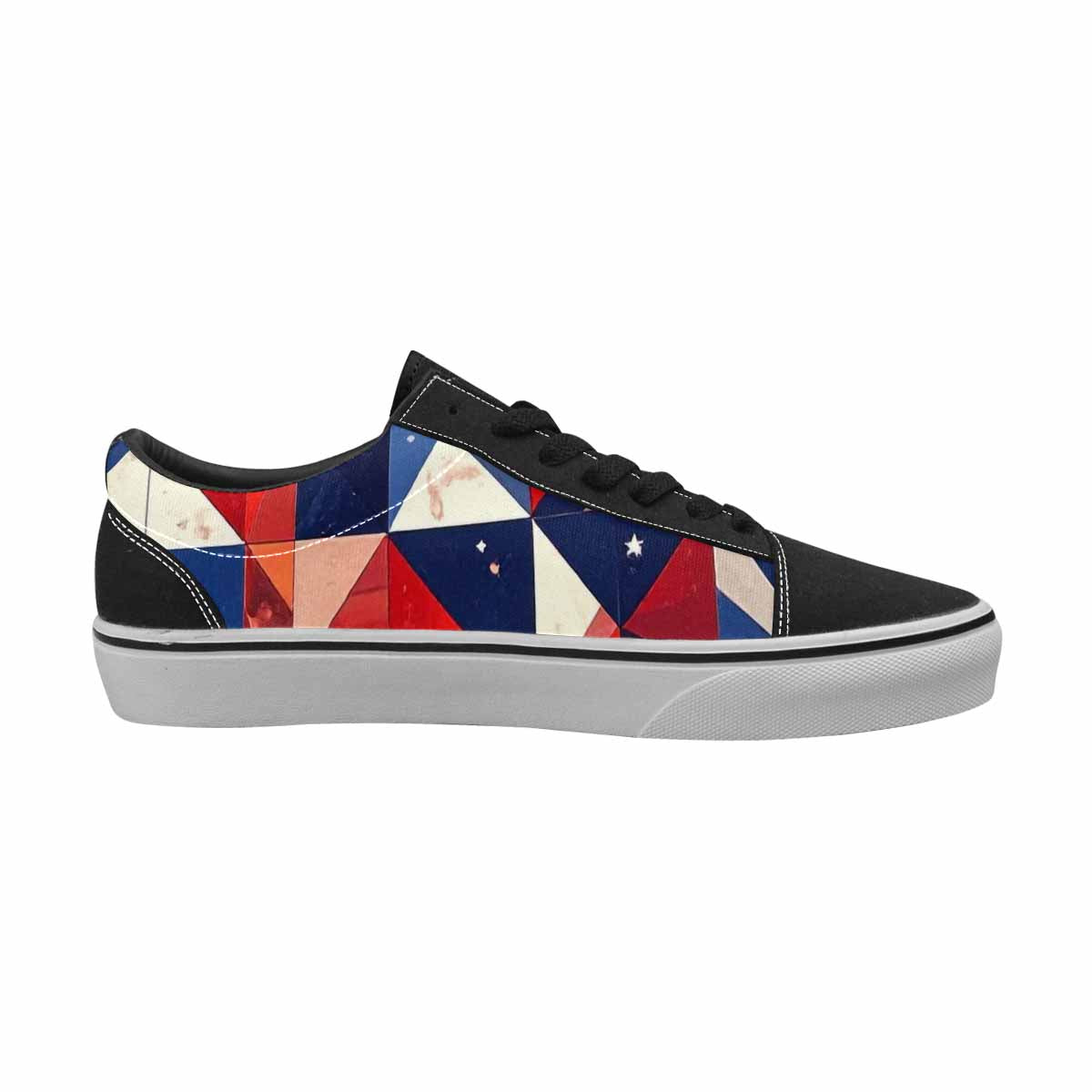 MEN'S American Flag Stars Canvas Lace-Up Vivid Shoes