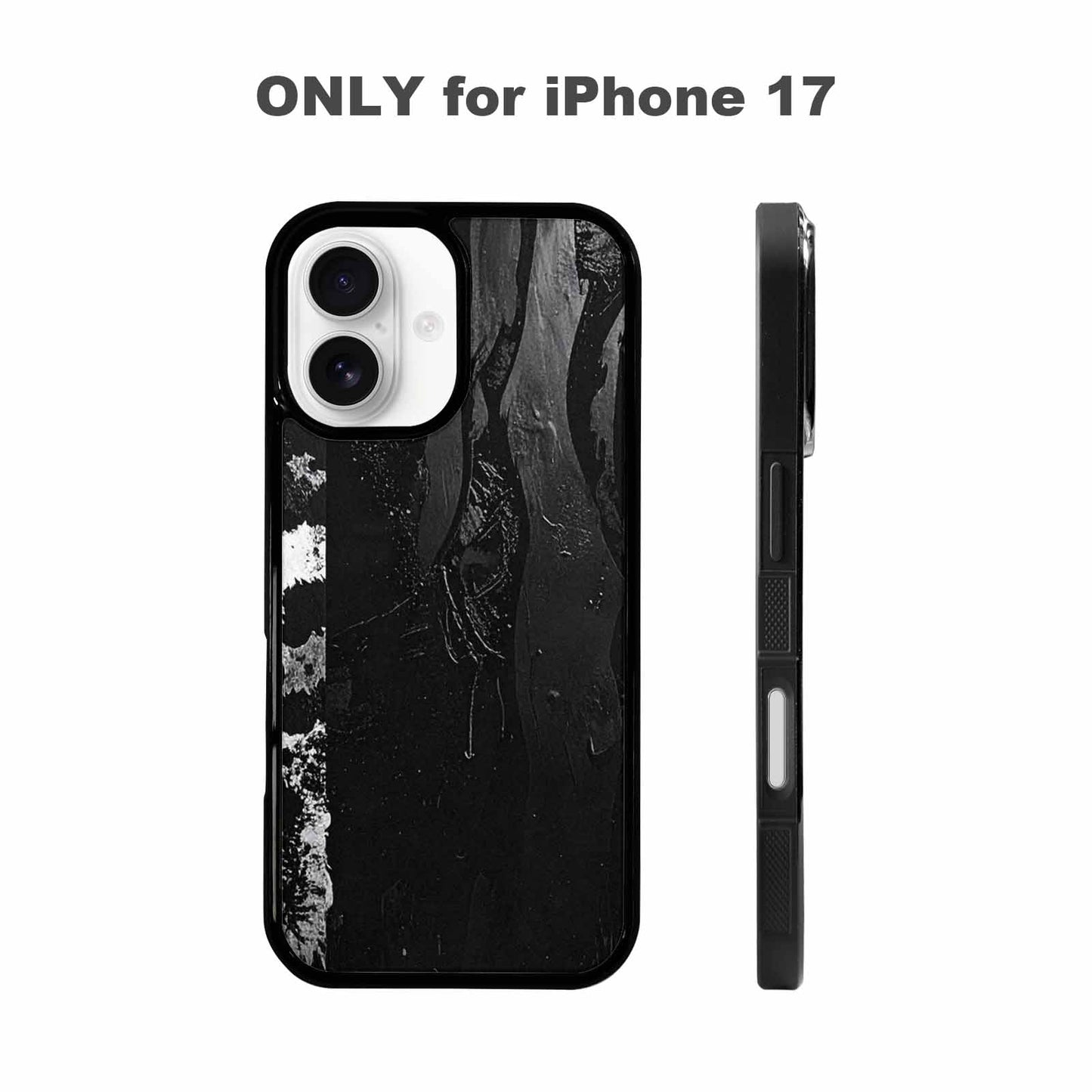 iPhone 17 Case — Black And White Style Animal Print, Unique Phone Case Design