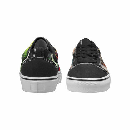WOMEN'S Rainbow From Skull S Lace-Up Canvas Y2K Custom Shoes