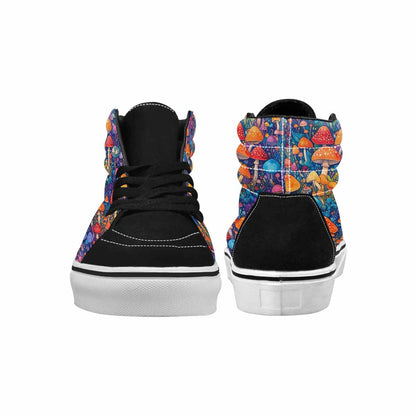 MEN'S Mushrooms (general) Mushrooms Pa High Top Canvas Aesthetic Custom Shoes