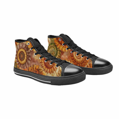 MEN'S Tie Dye - High Top Canvas Grunge Sneakers