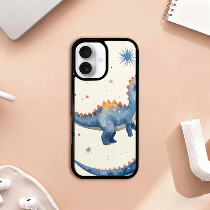 iPhone 17 Case — Retro Dinosaurs Star Galaxy Space, Unique Phone Case Design