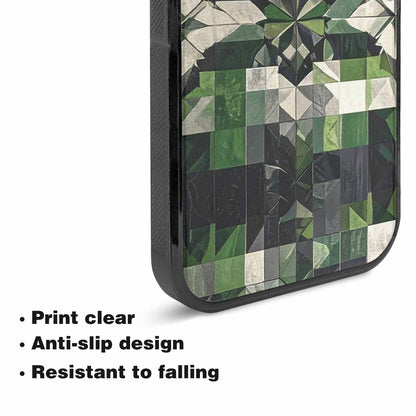 iPhone 15 Case — Aromantic Flag Color Theme Small Rainbow, Original Design Phone Case