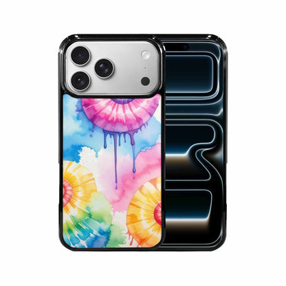 iPhone 17 Pro Max Case — Dripping Tie Dye Spiral Custom Tie, Personalized Phone Case