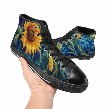 MEN'S Blend All Versions High Top Canvas Vibrant Chaos Sneakers