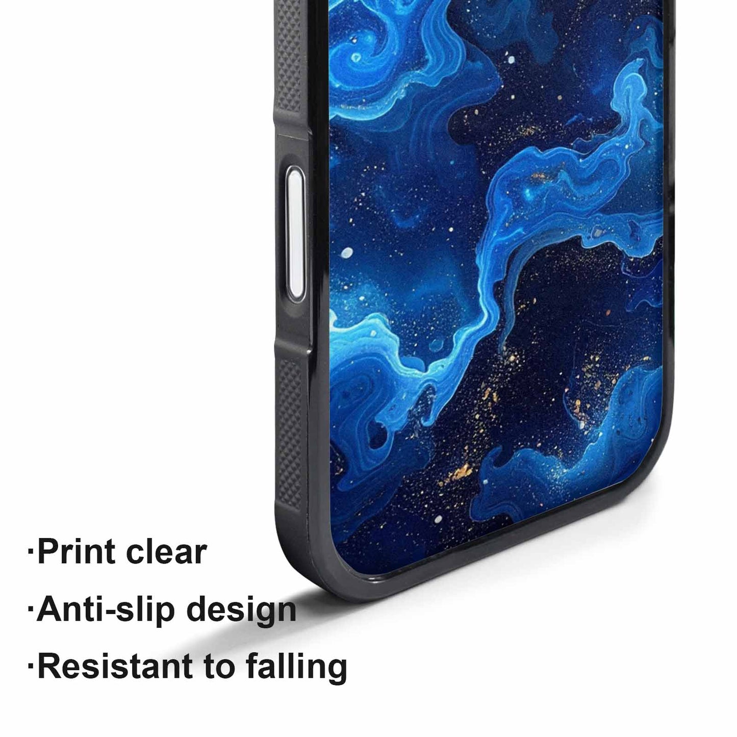 iPhone 17 Air Case — Galaxy Art Blue Starfield Small Galaxy, Customized Protective Case