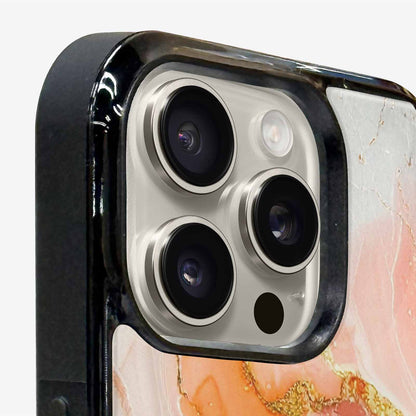 iPhone 15 Pro Max Case — Marble Vein Marble Veins Pattern Hundreds, Custom Phone Case