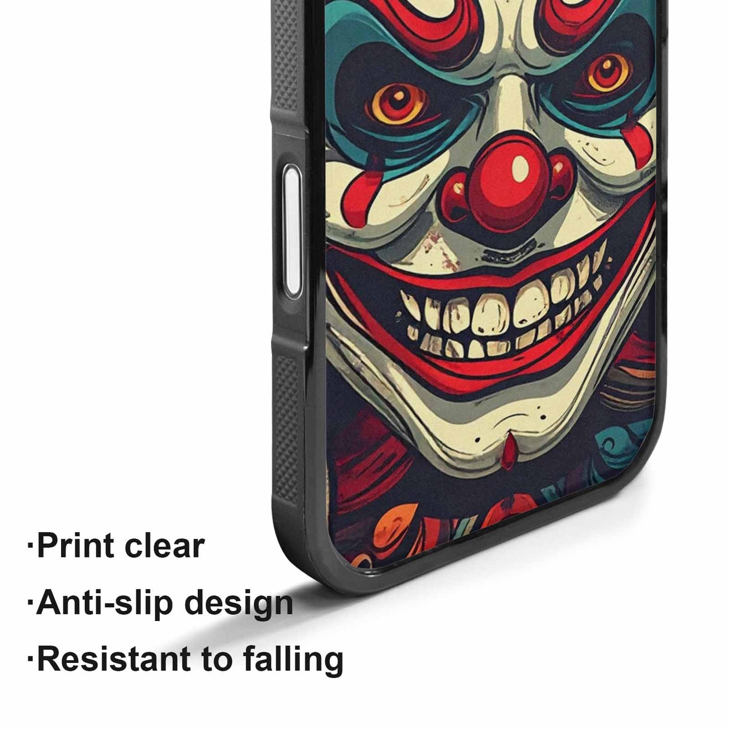 iPhone 17 Case — Evil Circus Heads Faces Cartoon Cute, Original Design Phone Case