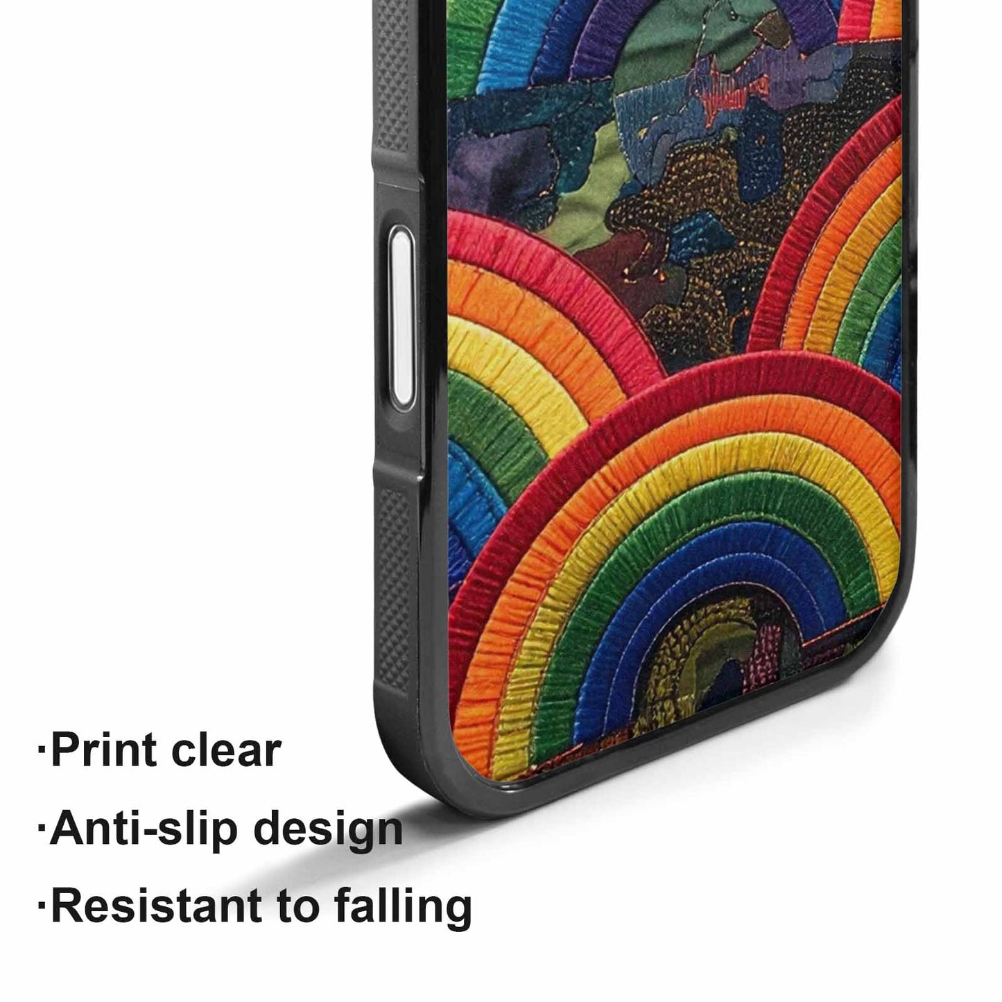 iPhone 17 Case — Vivid Camo Rainbow Camo, Personalized Phone Case