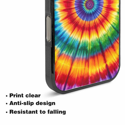 iPhone 15 Pro Max Case — Rainbow Spiral Tie Dye Alt, Customized Protective Case