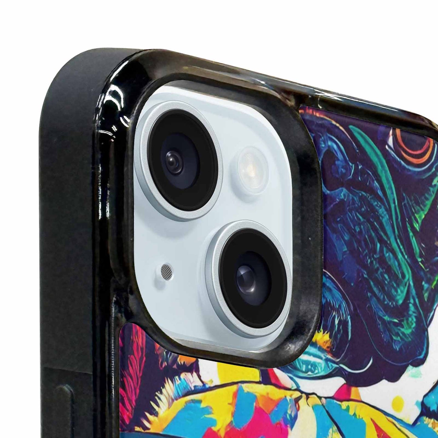 iPhone 15 Plus Case — French Bulldog Pop Art Pattern, Custom Phone Case