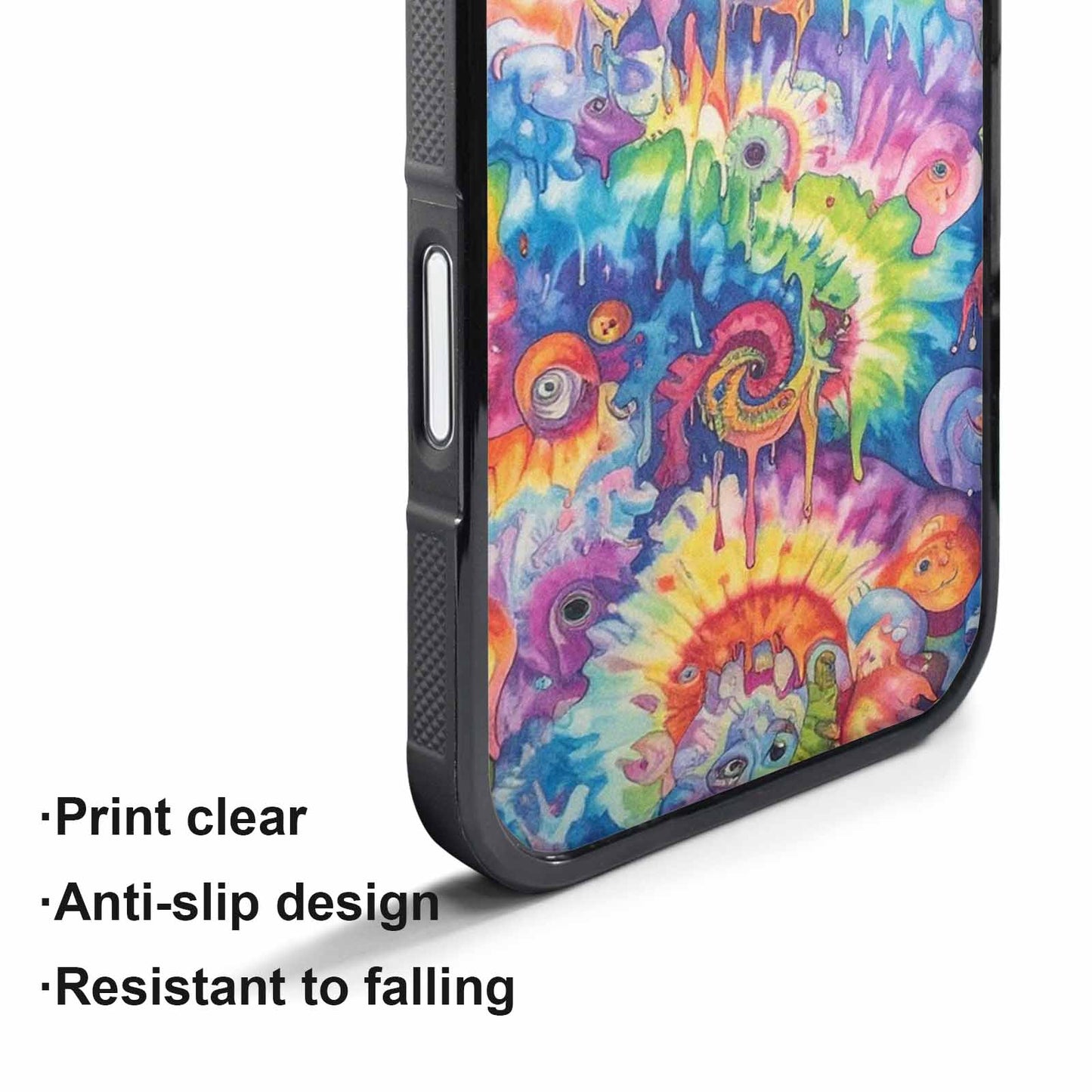 iPhone 17 Pro Max Case — Aliens Tie Dyemelting Aliens Tie Dye, Custom Made Phone Cover