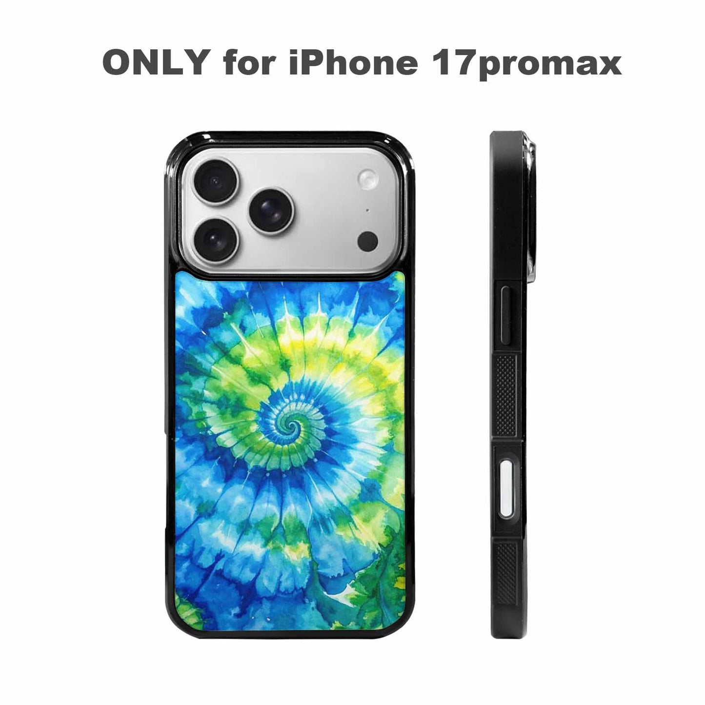 iPhone 17 Pro Max Case — Small Tie Dye Swirl Tie Dye, Custom Print Case Cover