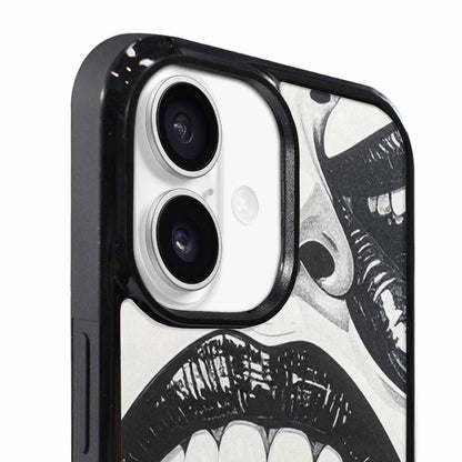iPhone 17 Case — Googly Cartoon Mouths Cartoon Cute, Custom Made Phone Cover