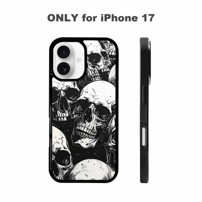 iPhone 17 Case — Skull Dark Art Gothic Print Gothic, Personalized Phone Case
