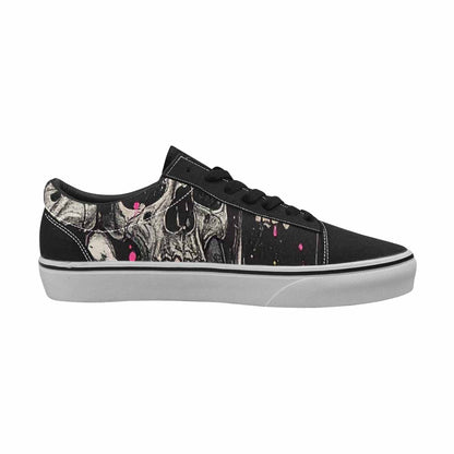 WOMEN'S Rainbow From Skull S Lace-Up Canvas Y2K Shoes